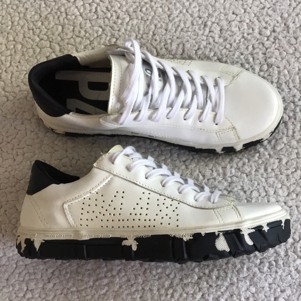 P448 CSL leather low top sneakers 36 6